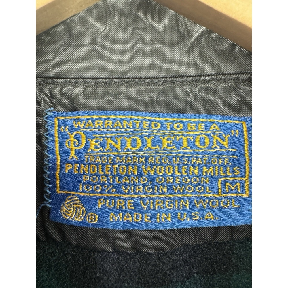 Vintage Pendleton Wool Shirt Authentic Black Watch Tartan Plaid Preppy Country - Picture 3 of 12